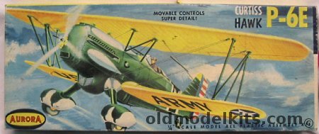 Aurora 1/43 Curtiss P-6E Hawk - Bagged, 116-100 plastic model kit